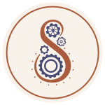 shannon S Logo circle beige 150