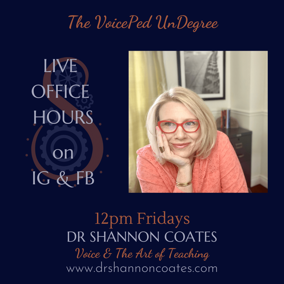 The VoicePed UnDegree Live Office Hours Fridays 2022